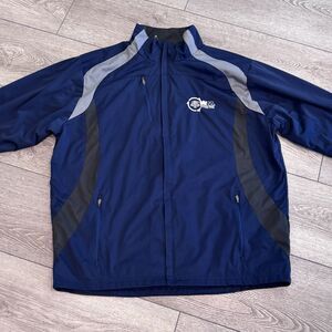 Waste Management Phoenix Open Golf Jacket Mens XL Blue PGA‎ TPC Scottsdale